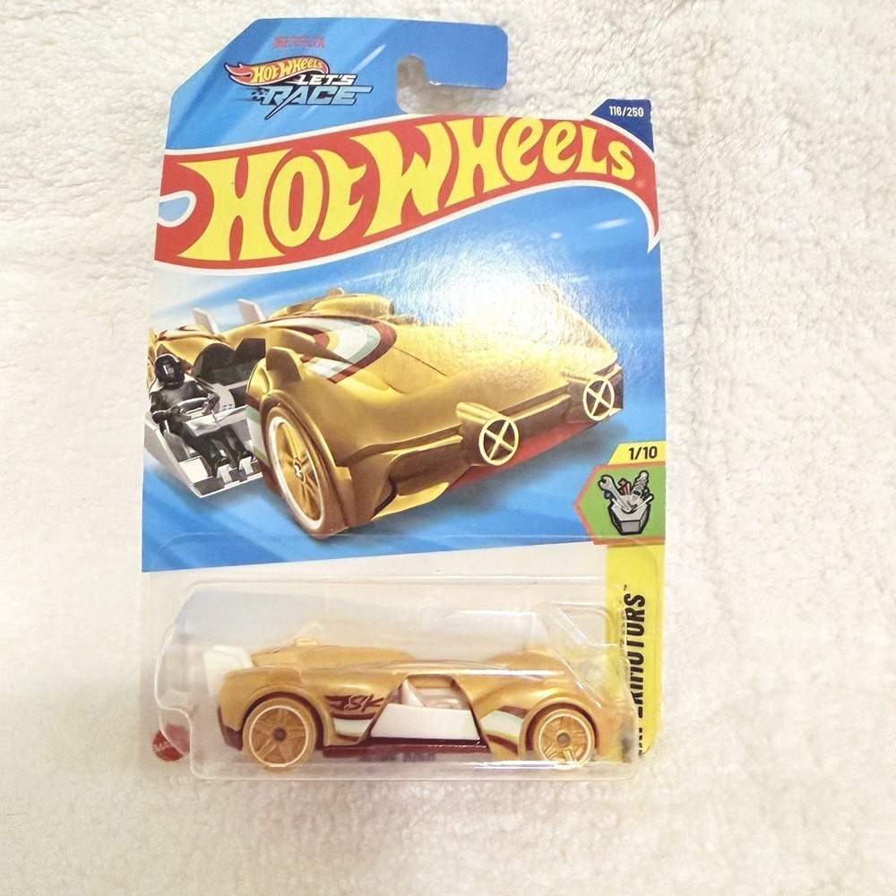 2025 Hot Wheels Experimotors Slide Kick Gold